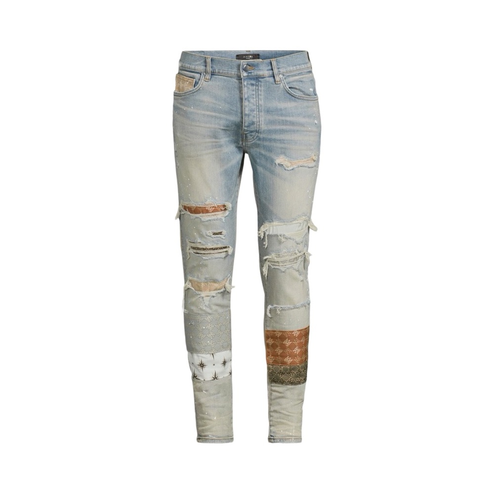 AMIRI MA QUAD ART PATCH JEANS
